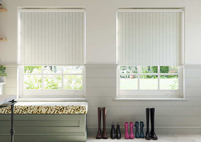 Classic Stripe, Smoke Green - Twist&Fit Roller Blind - Image 3